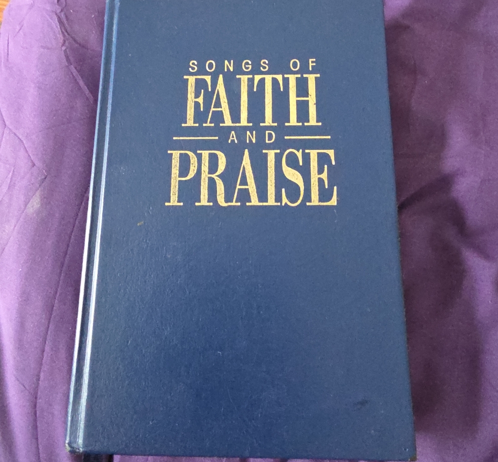 Vintage Songs of Faith and Praise Hardcover Hymnal - Blue